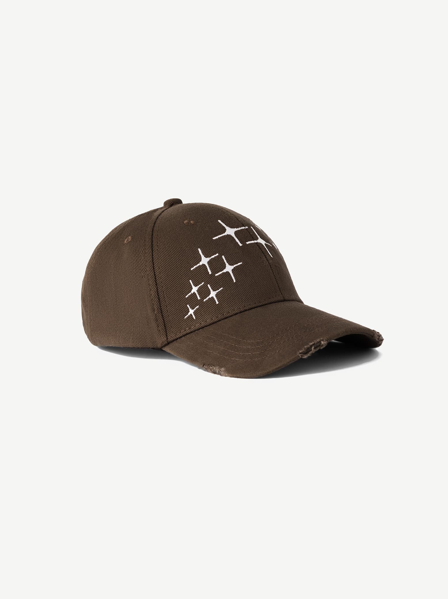 Horizon Stars Embroidered Cap Mocha
