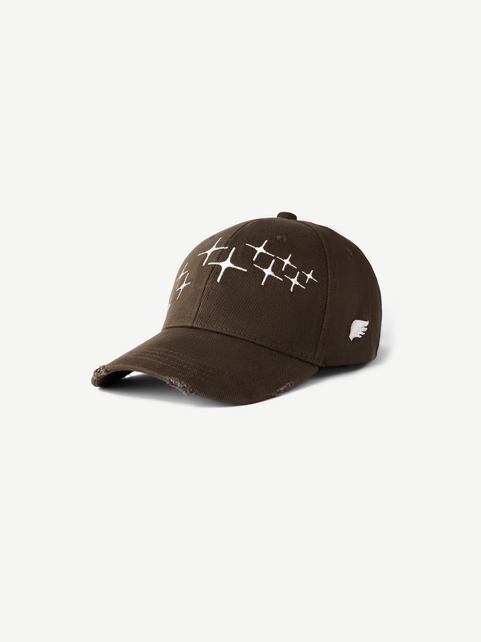 Horizon Stars Embroidered Cap Mocha